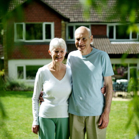 Elderly couple enjoying premium Elder Care in Sarasota