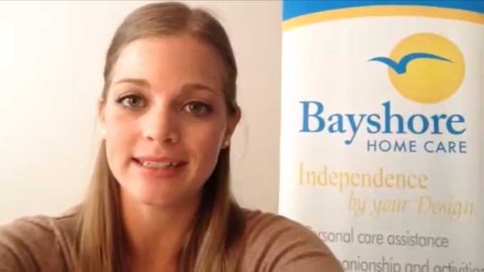 Breck, a senior care specialist, gives a tip